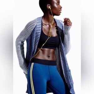 Derek Lam 10c x Athleta Limited Edition Textured Knit Cardigan Sweater size L